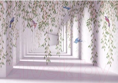 Фотообои листовые Citydecor Flower Tunnel 3D 5 от компании Бесплатная доставка по Беларуси - фото 1