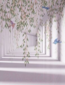 Фотообои листовые Citydecor Flower Tunnel 3D 5