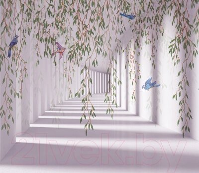 Фотообои листовые Citydecor Flower tunnel 3d 5 от компании Бесплатная доставка по Беларуси - фото 1