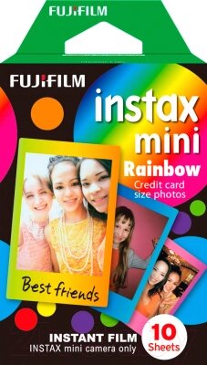 Фотопленка Fujifilm Instax Mini Rainbow от компании Бесплатная доставка по Беларуси - фото 1