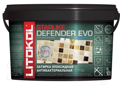 Фуга Litokol Эпоксидная Starlike Defender Evo S. 209 от компании Бесплатная доставка по Беларуси - фото 1