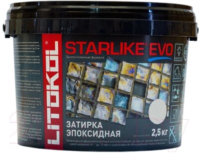 Фуга Litokol Эпоксидная Starlike Evo S. 110 от компании Бесплатная доставка по Беларуси - фото 1