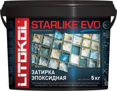 Фуга Litokol Эпоксидная Starlike Evo S. 120 от компании Бесплатная доставка по Беларуси - фото 1