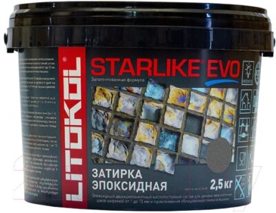 Фуга Litokol Эпоксидная Starlike Evo S. 125 от компании Бесплатная доставка по Беларуси - фото 1