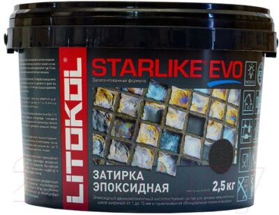 Фуга Litokol Эпоксидная Starlike Evo S. 145 от компании Бесплатная доставка по Беларуси - фото 1