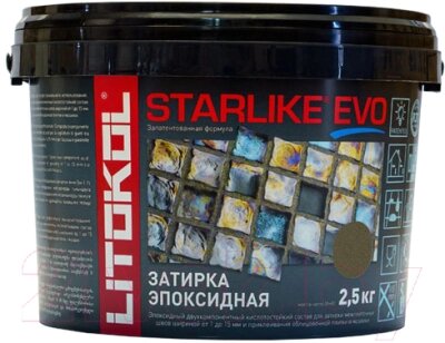 Фуга Litokol Эпоксидная Starlike Evo S. 232 от компании Бесплатная доставка по Беларуси - фото 1