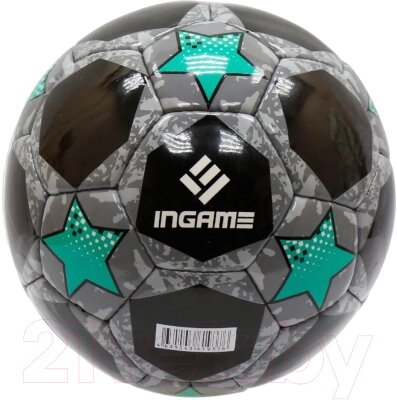 Футбольный мяч Ingame Pro Black №5 IFB-117 от компании Бесплатная доставка по Беларуси - фото 1
