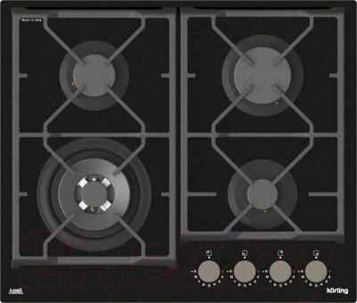 Газовая варочная панель Korting HGG 6987 CTN FLC от компании Бесплатная доставка по Беларуси - фото 1