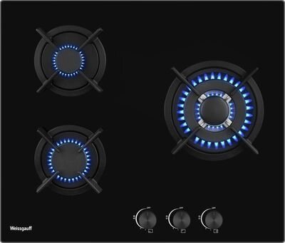 Газовая варочная панель Weissgauff HGG 631 BG от компании Бесплатная доставка по Беларуси - фото 1