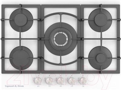 Газовая варочная панель Zigmund & Shtain M 26.7 W от компании Бесплатная доставка по Беларуси - фото 1