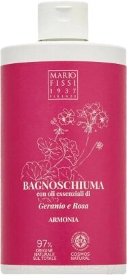 Гель для душа Mario Fissi 1937 Armonia С маслами герани и розы от компании Бесплатная доставка по Беларуси - фото 1