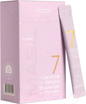 Гель для душа Masil 7 Ceramide Perfume Shower Gel Stick Pouch Аромат белого мускуса от компании Бесплатная доставка по Беларуси - фото 1