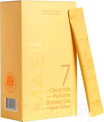 Гель для душа Masil 7 Ceramide Perfume Shower Gel Stick Pouch Аромат малины/жасмина от компании Бесплатная доставка по Беларуси - фото 1