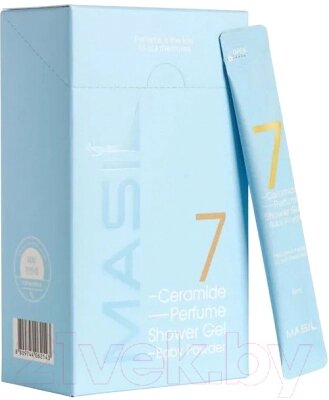 Гель для душа Masil 7 Ceramide Perfume Shower Gel Stick Pouch С ароматом присыпки от компании Бесплатная доставка по Беларуси - фото 1