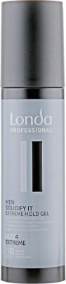 Гель для укладки волос Londa Professional Men Solidify It экстремальная фиксация от компании Бесплатная доставка по Беларуси - фото 1