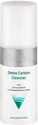 Гель для умывания Aravia Professional Detox Carbon Cleanser с активированным углем от компании Бесплатная доставка по Беларуси - фото 1