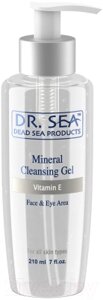 Гель для умывания Dr. Sea Очищающий минеральный для лица и глаз с витамином Е