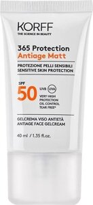 Гель солнцезащитный KORFF 365 Protection Antiage Matt Sensitive Skin SPF50