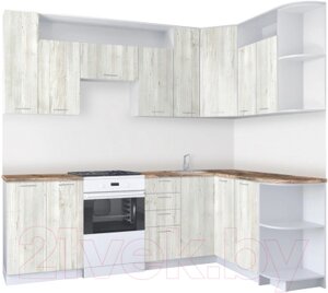 Готовая кухня Артём-Мебель Виола СН-114 без стекла ДСП 2.6x1.5 правая