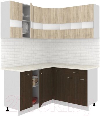 Готовая кухня Кортекс-мебель Корнелия Экстра 1.5x1.5м от компании Бесплатная доставка по Беларуси - фото 1