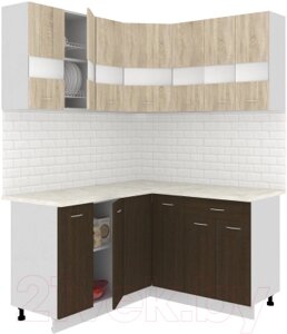 Готовая кухня Кортекс-мебель Корнелия Экстра 1.5x1.5м