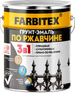 Грунт-эмаль Farbitex По ржавчине 3в1