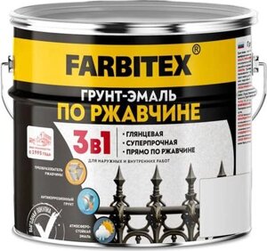 Грунт-эмаль Farbitex По ржавчине 3в1