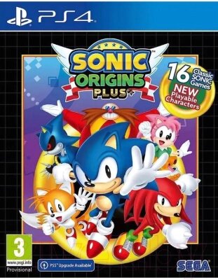 Игра для игровой консоли PlayStation 4 Sonic Origins Plus от компании Бесплатная доставка по Беларуси - фото 1