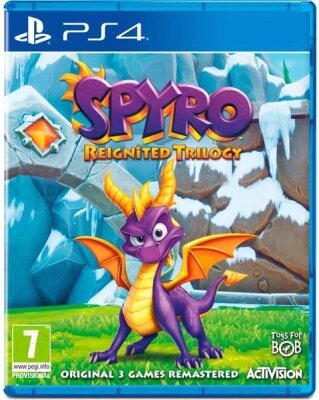 Игра для игровой консоли PlayStation 4 Spyro Reignited Trilogy от компании Бесплатная доставка по Беларуси - фото 1