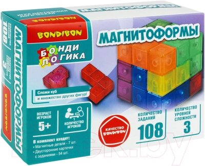 Игра-головоломка Bondibon БондиЛогика Магнитоформы / ВВ6267 от компании Бесплатная доставка по Беларуси - фото 1