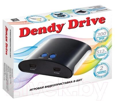 Игровая приставка Dendy Drive 300 игр от компании Бесплатная доставка по Беларуси - фото 1