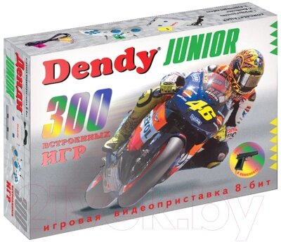 Игровая приставка Dendy Junior 300 игр + световой пистолет от компании Бесплатная доставка по Беларуси - фото 1