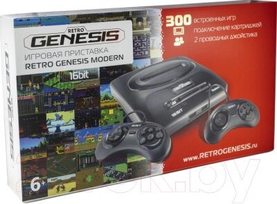 Игровая приставка Retro Genesis Sega Modern 300 игр от компании Бесплатная доставка по Беларуси - фото 1