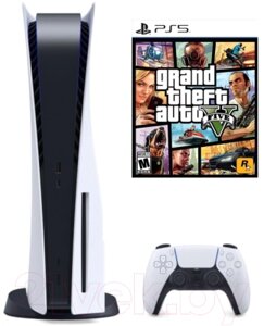 Игровая приставка Sony PlayStation 5 + Игра PS Grand Theft Auto V