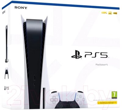 Игровая приставка Sony PlayStation 5 с дисководом UltraHD Blu-ray / CFI-1208A от компании Бесплатная доставка по Беларуси - фото 1