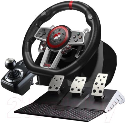 Игровой руль FlashFire Suzuka Racing Wheel 6-in-1 / ES900R от компании Бесплатная доставка по Беларуси - фото 1