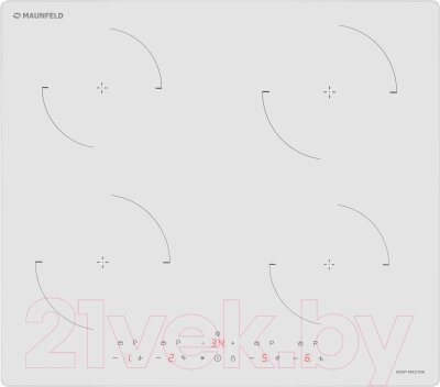 Индукционная варочная панель Maunfeld CVI604EXWH от компании Бесплатная доставка по Беларуси - фото 1