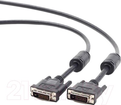 Кабель Cablexpert CC-DVI2-BK-10M от компании Бесплатная доставка по Беларуси - фото 1