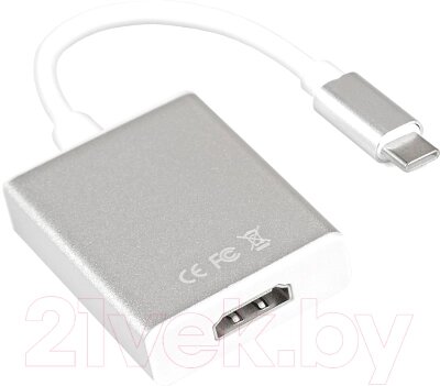 Кабель/переходник ExeGate USB-C (M) -> HDMI (F) / EX-CM-HDMIF-0.15 от компании Бесплатная доставка по Беларуси - фото 1