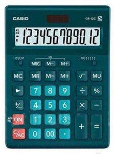 Калькулятор casio GR-12C-DG-W-EP