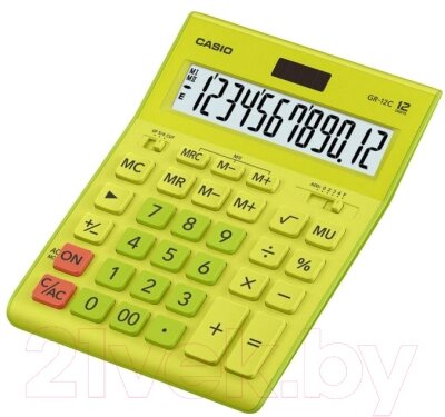 Калькулятор Casio GR-12C-GN-W-EP от компании Бесплатная доставка по Беларуси - фото 1