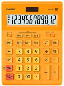 Калькулятор casio GR-12C-RG-W-EP