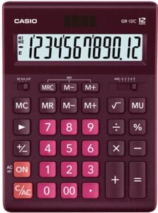 Калькулятор casio GR-12C-WR-W-EP