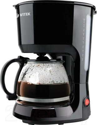 Капельная кофеварка Vitek VT-1528 BK от компании Бесплатная доставка по Беларуси - фото 1