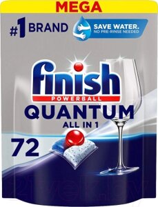 Капсулы для посудомоечных машин Finish Quantum All in One