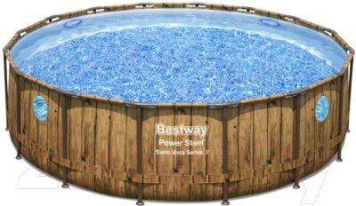 Каркасный бассейн Bestway Power Steel Swim Vista 56725 от компании Бесплатная доставка по Беларуси - фото 1