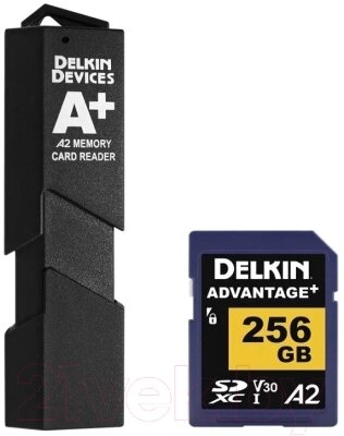 Карта памяти Delkin Devices Advantage SD Reader and Card Bundle 256GB (DSDWA2256R) от компании Бесплатная доставка по Беларуси - фото 1