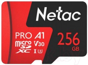 Карта памяти netac microsd P500 extreme pro 256GB (NT02P500PRO-256G-S)