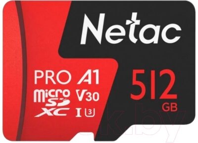 Карта памяти Netac MicroSDXC P500 Extreme Pro 512GB (NT02P500PRO-512G-S) от компании Бесплатная доставка по Беларуси - фото 1