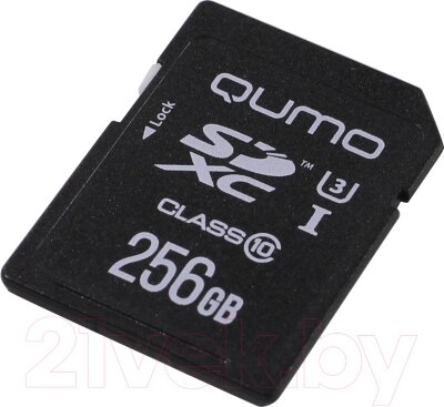 Карта памяти Qumo SDXC (Class 10) 256GB UHS-I U3 Pro (QM256GSDXC10U1) от компании Бесплатная доставка по Беларуси - фото 1